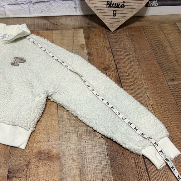 Pink Cozy Fleece Half Zip Hoodie size Small - Picture 9 of 10